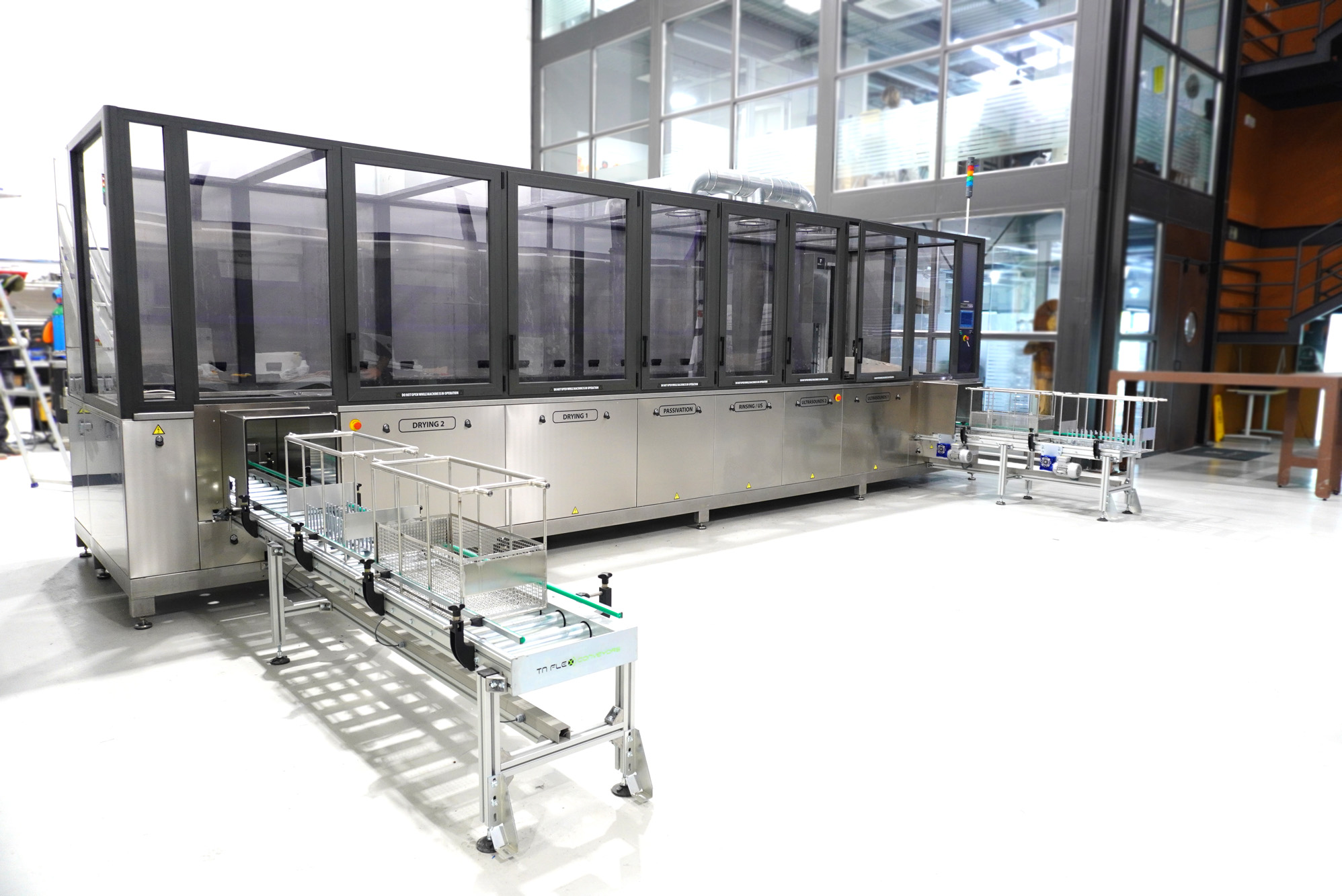 Automatische Ultraschallreinigungsanlage 6-becken spezialanlage 90L