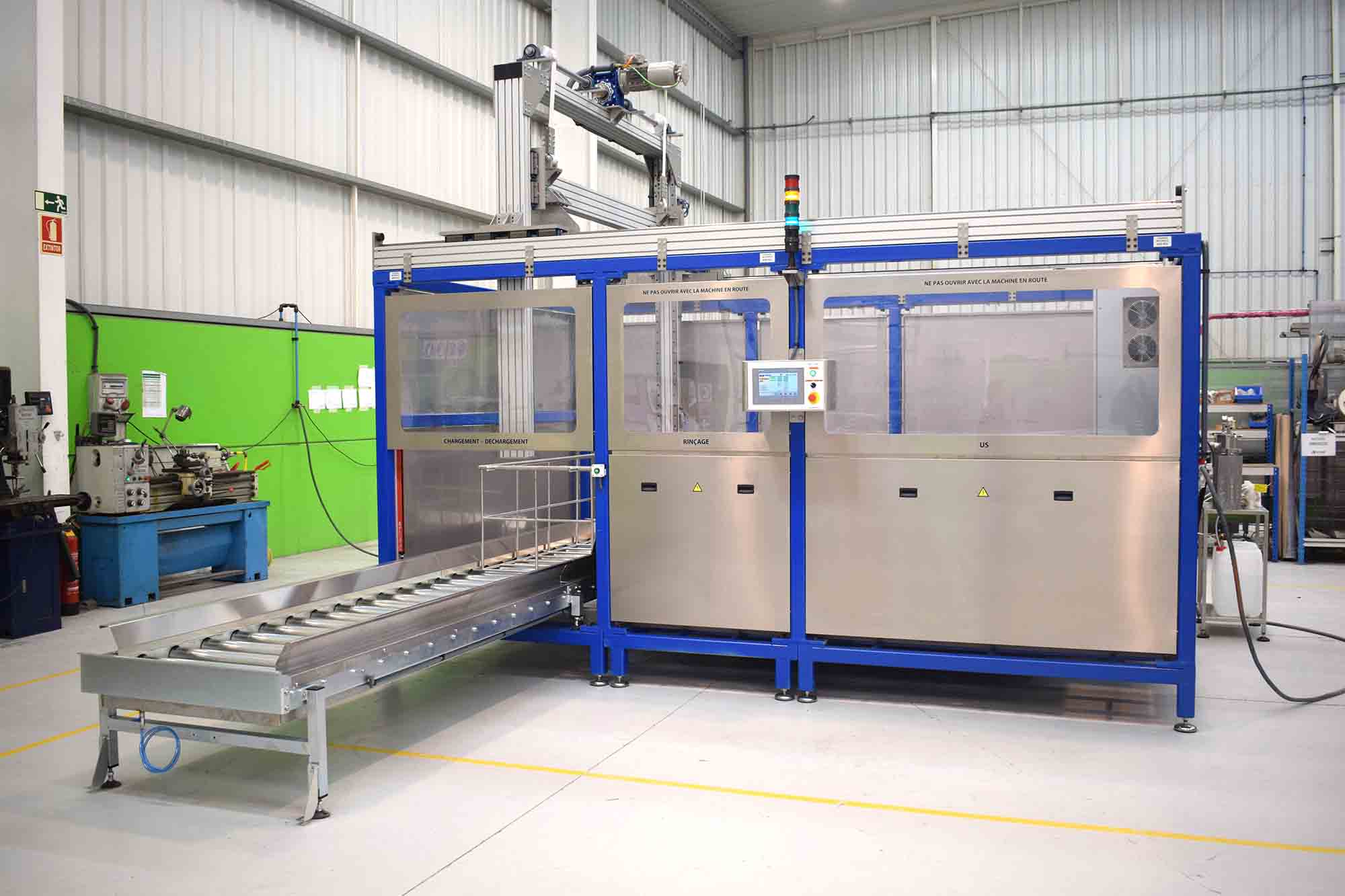Équipement à ultrasons industriel bicuve 1000 L