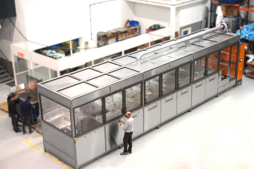 Ultrasonic cleaning equipment 7 tanks 500 L