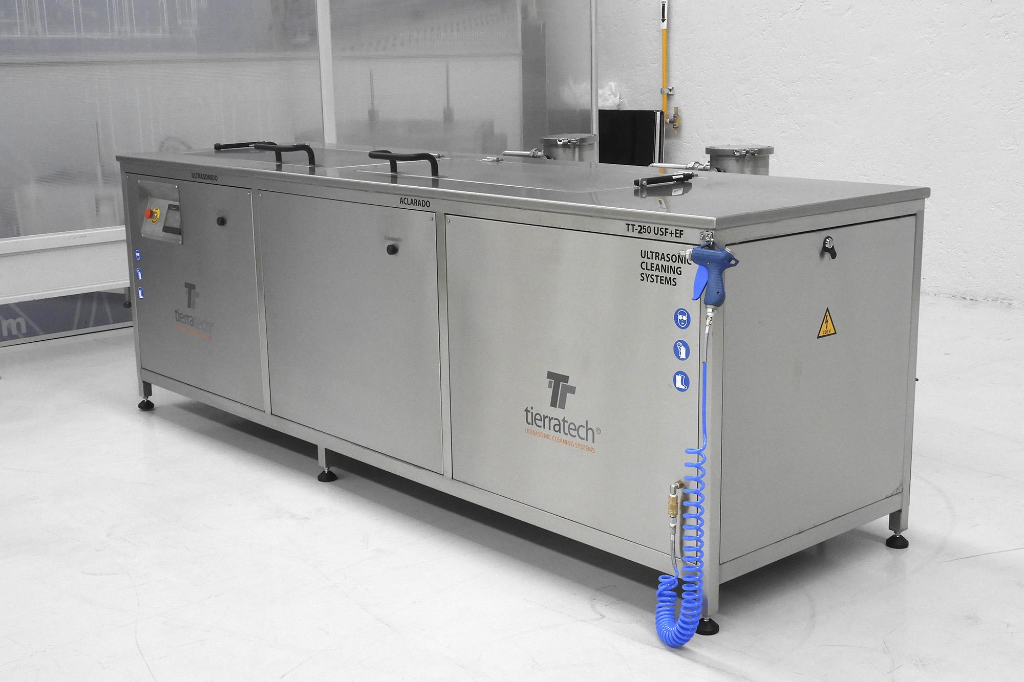 Apparecchiatura a ultrasuoni industriale 2 vasche da 250 l​