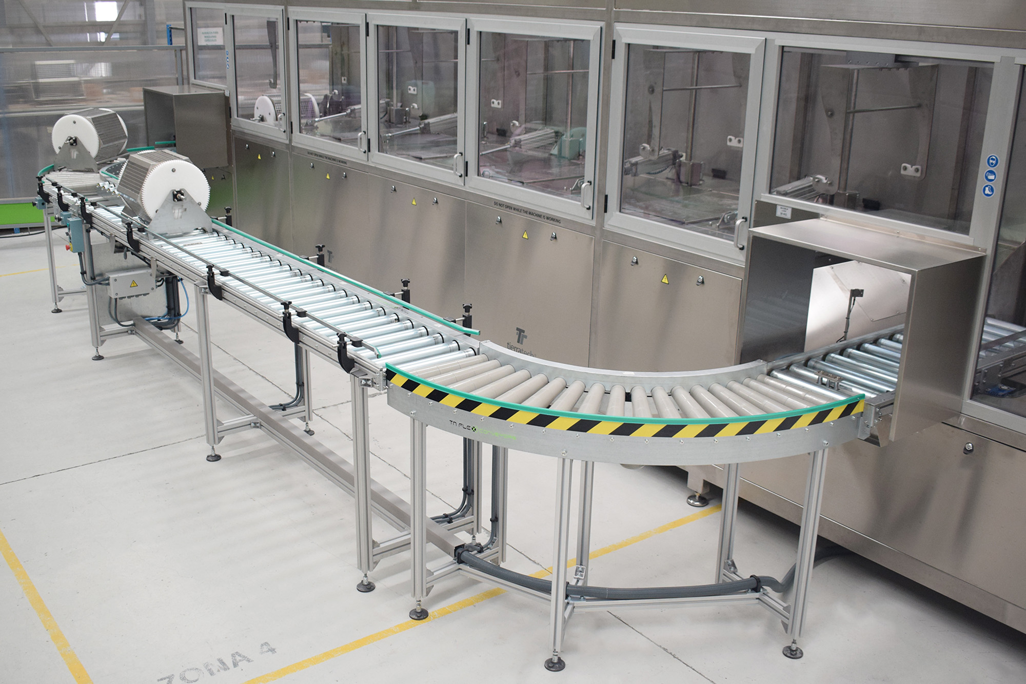 Apparecchiatura a ultrasuoni industriale 5 vasche da 250 l​