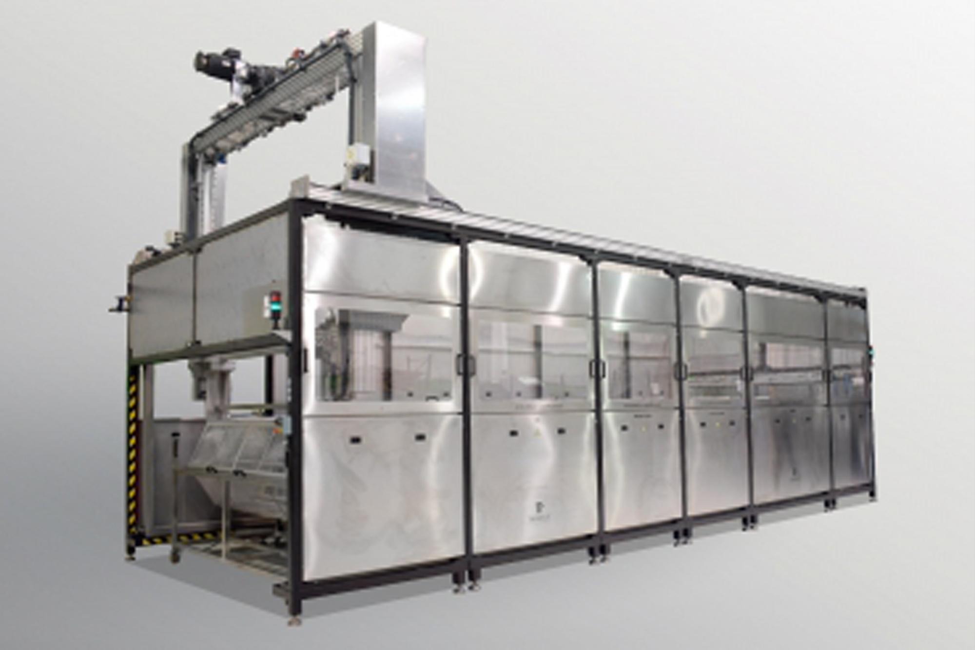 Apparecchio a ultrasuoni industriale 4 VASCHE 2500 L