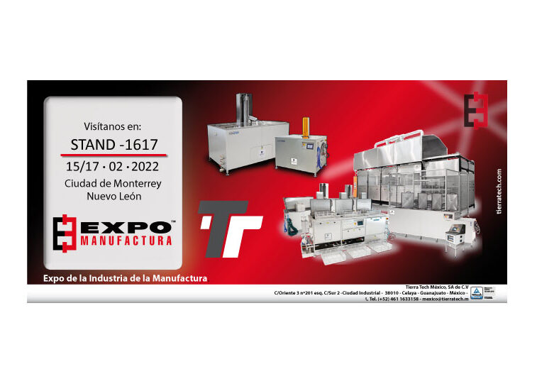 TierraTech sarà presente a Expo Manufactura 9 Expo Manufactura
