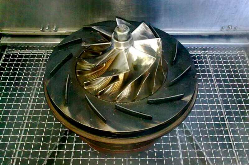 Limpieza de turbos por ultrasonidos