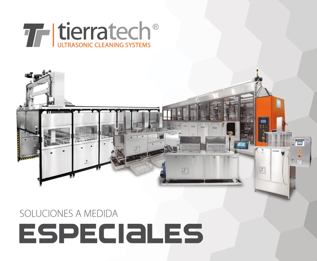 equipos de limpieza por ultrasonidos especiales