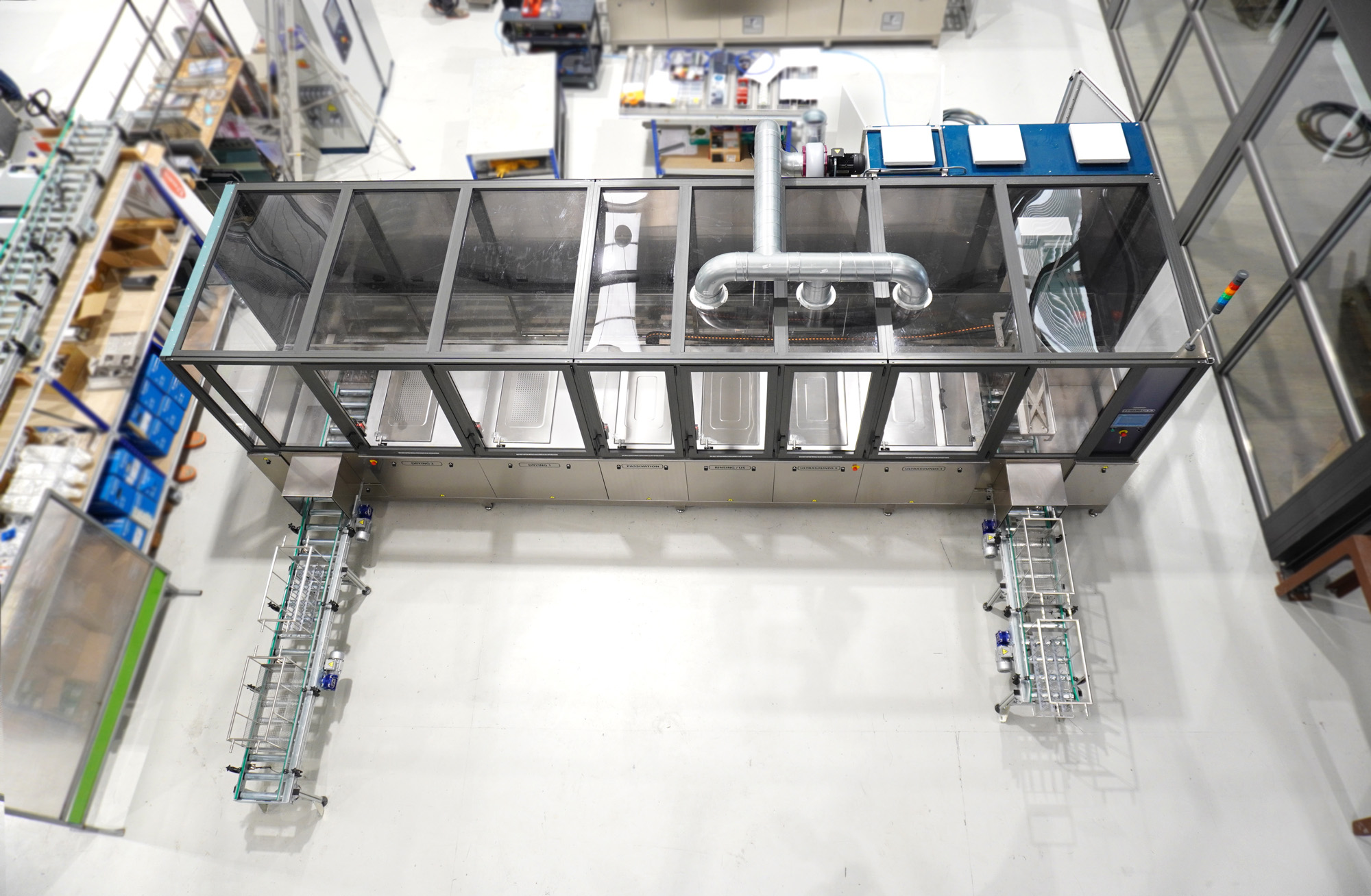 Ultrasonic cleaning equipment 6 STAGE SYSTEM 24 Ga