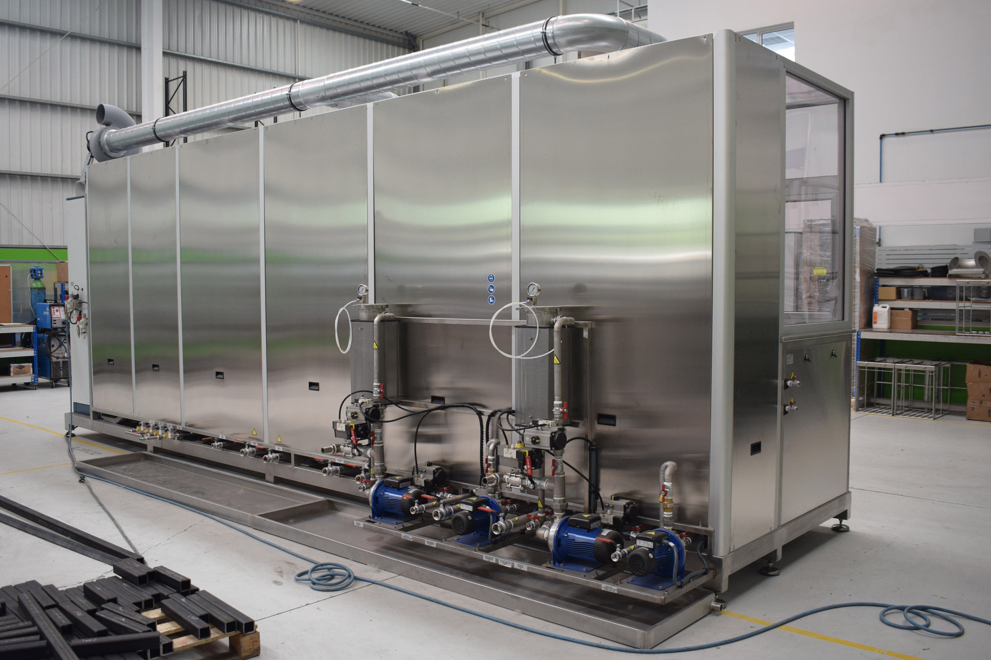 Ultrasonic cleaning equipment 5 stage system 105 Ga