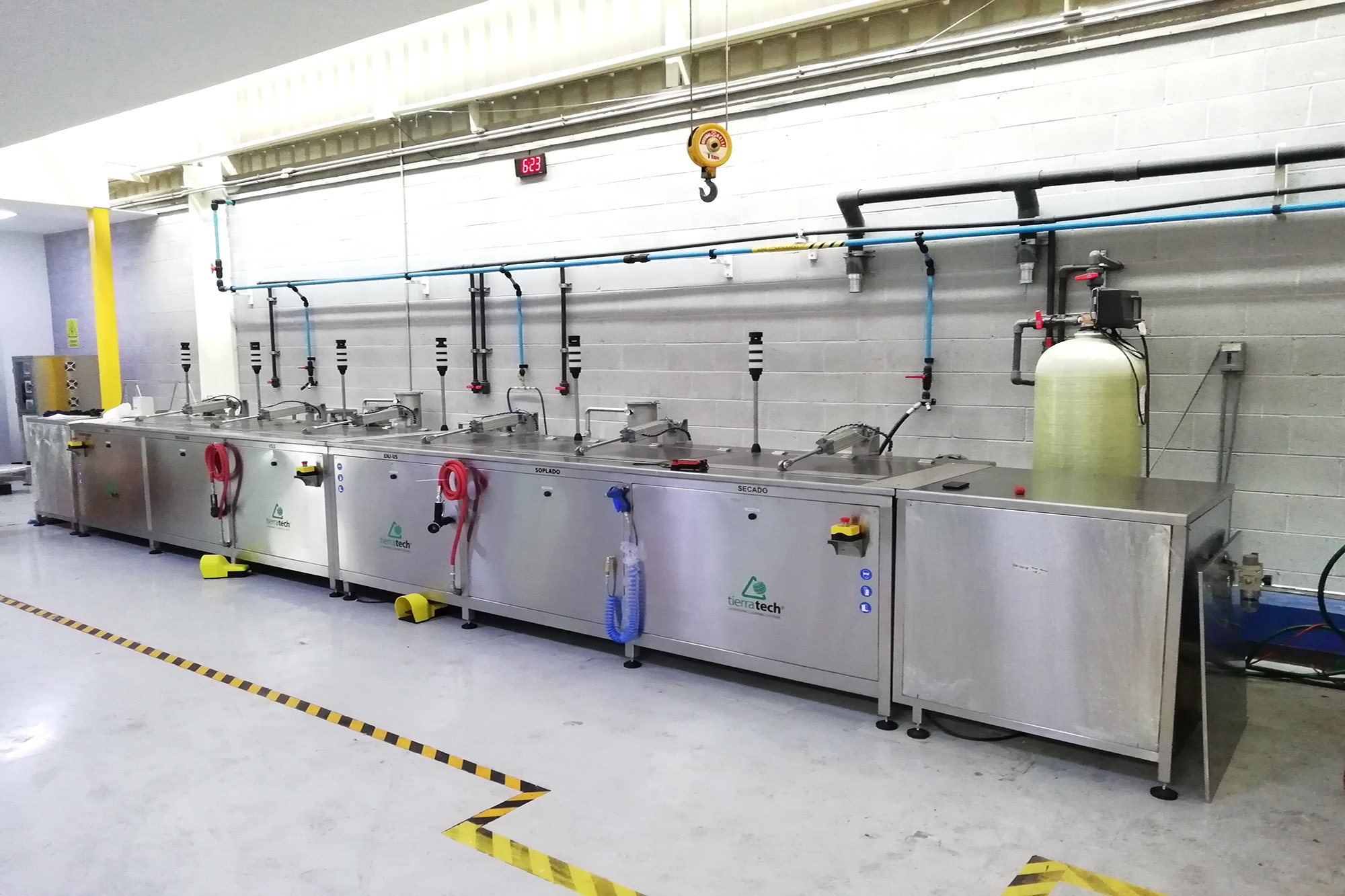Special Ultrasonic Cleaning Machine for Voestalpine – Metal Components