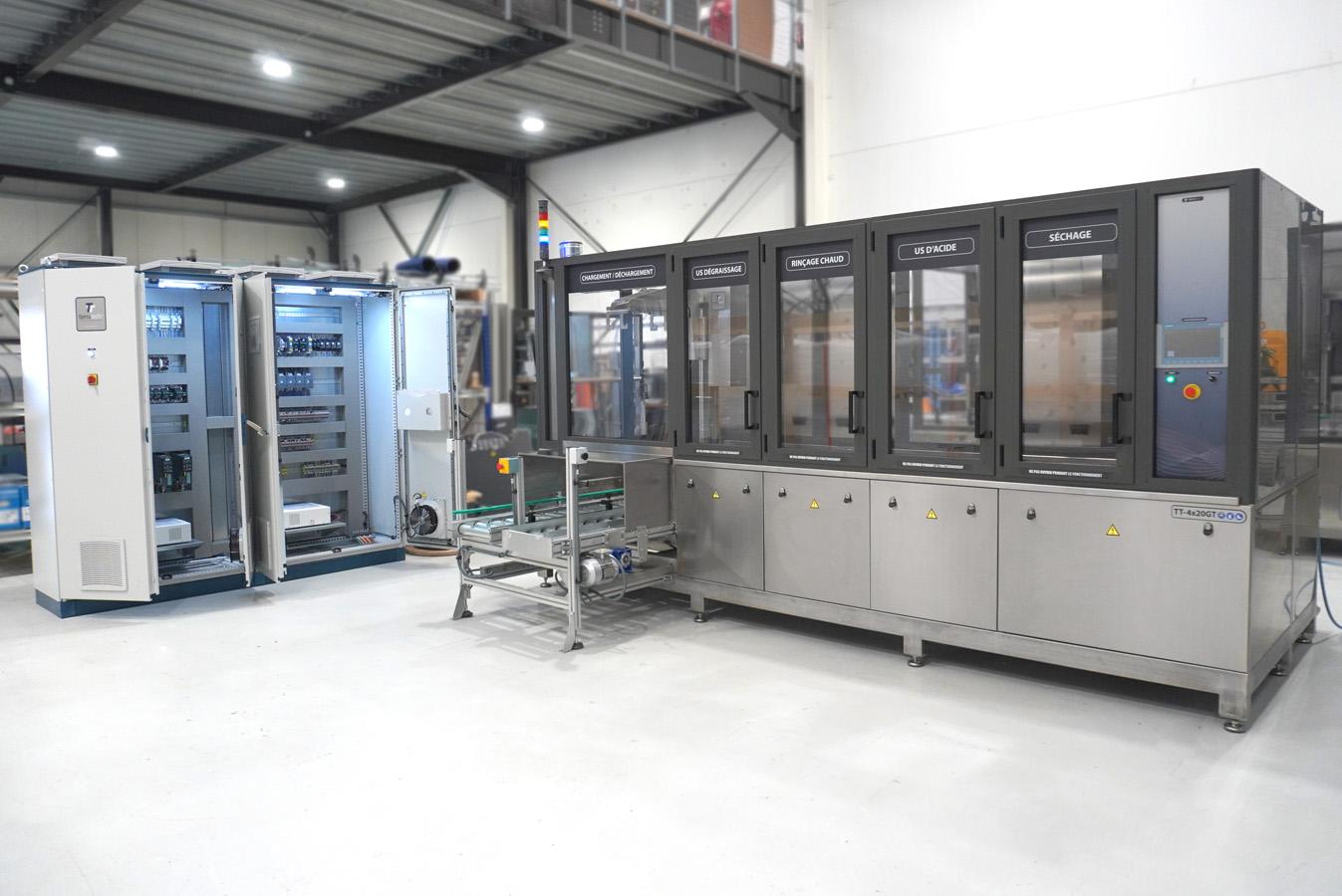 Ultrasonic cleaning equipment 4 stage system 17 Ga