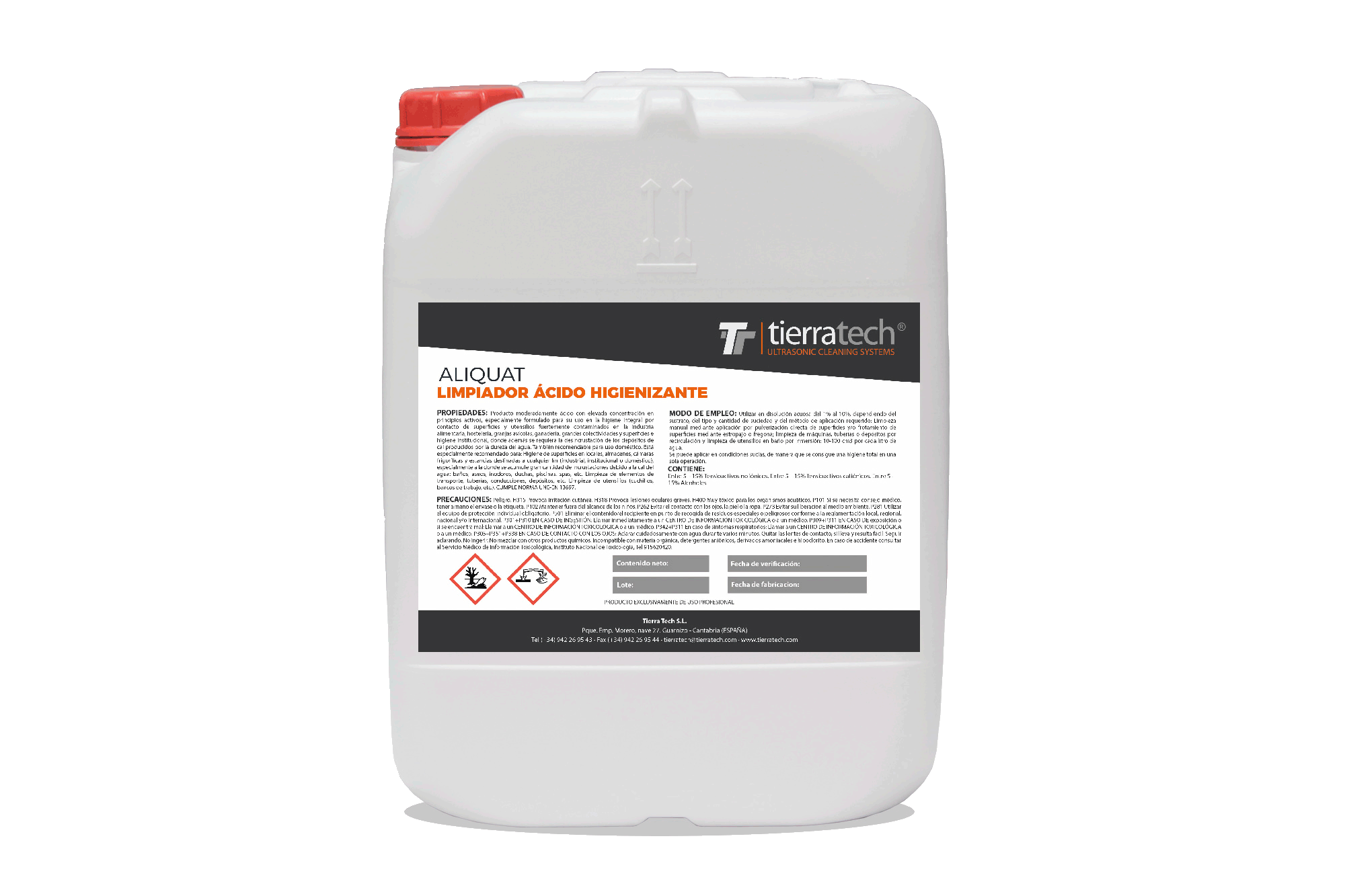 Ultrasonic cleaner solution Aliquat